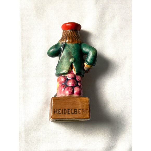 Vintage Perkeo & Heidelberg German Ceramic Figurine Decor Collectible whimsical - Picture 2 of 10